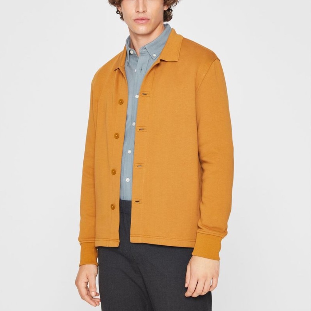Terry Shirt Jacket - Brand New - NEVER WORN - Gold